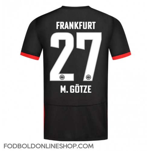 Eintracht Frankfurt Mario Gotze #27 Udebanetrøje 2024-25 Kortærmet